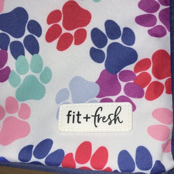 Fit & Fresh Zipper Insulated Lunch Tote Cooler Bag With Sandwich Container NWT - Picture 8 of 8